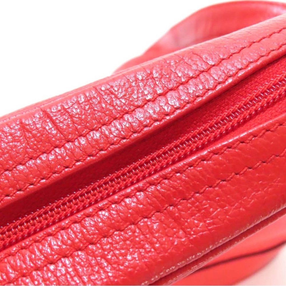 Christian Dior – Vintage Red Leather Crossbody – c: 1980s/1990s - Picture 4 of 4